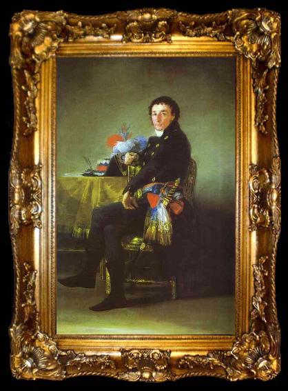 framed  Francisco Jose de Goya Ferdinand Guillemardet French Ambassador in Spain., ta009-2